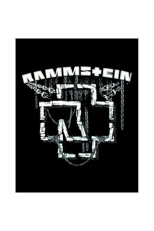 Z zepplin-Rammstein Chain Logo Large Back Patch 1