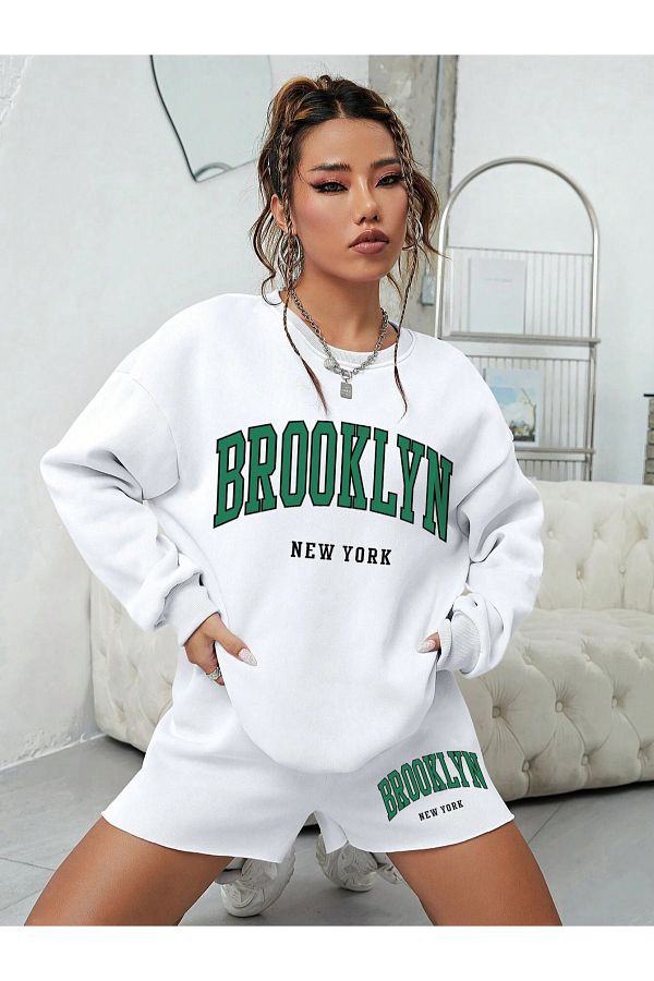 Sweatshirt and shorts set best sale
