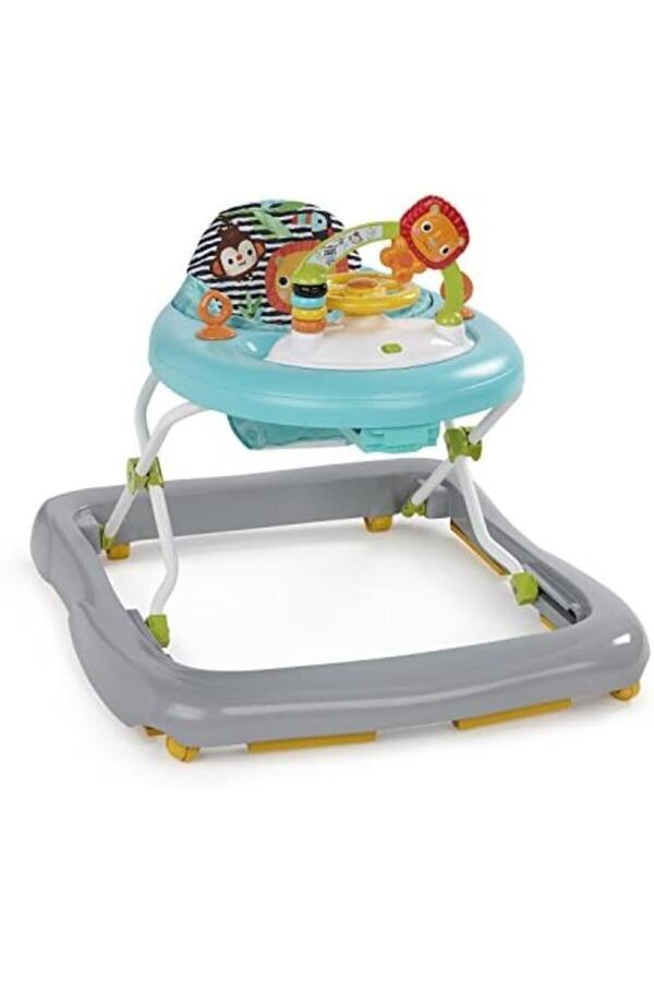 Bright Starts Zig Zag Zebra Katlanabilir Bebek Yürüteç İlk Adımlar Ayrılabilir Oyuncak İstasyon