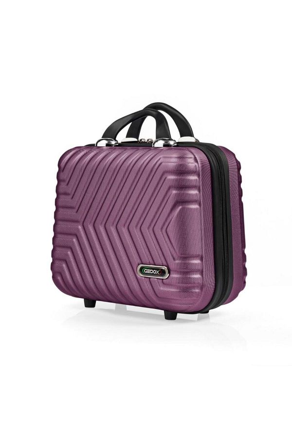 Gedox-Mstfx Makeup and Stewardess Handbag - Cabin Size, Plum New Model 614822 1
