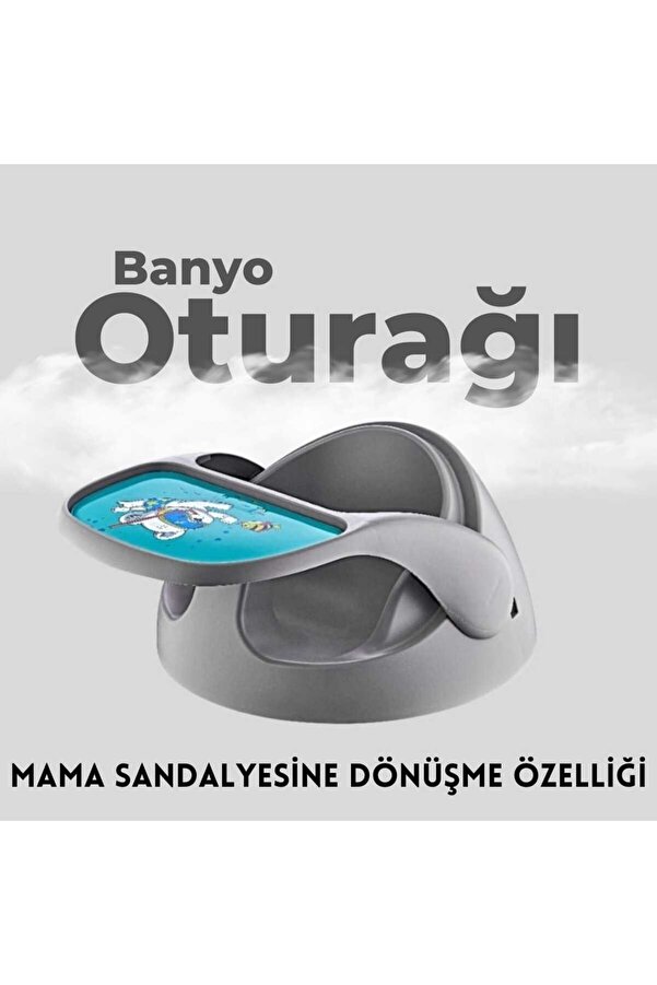AYVELLA BANYO Oturağı Çıkarılabilir Masa MAMA Sandalye Oturağı Taşınabilir Kaydırmaz Taban Devrilmez