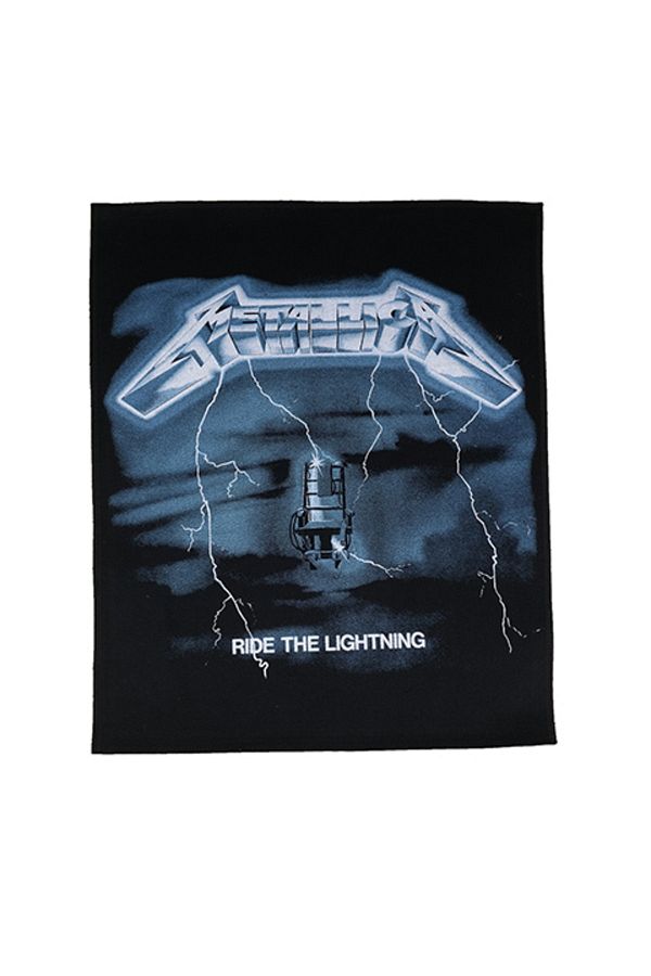 Z zepplin-Metallica Ride The Lightning Large Back Patch 1