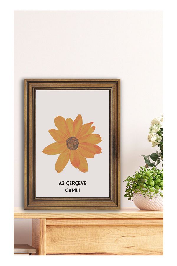 Tuğra Sanat Galerisi-Standard A3 Frame 29.7 X 42.0 Cm Internal Dimensions. Glass Decorative Frame 1