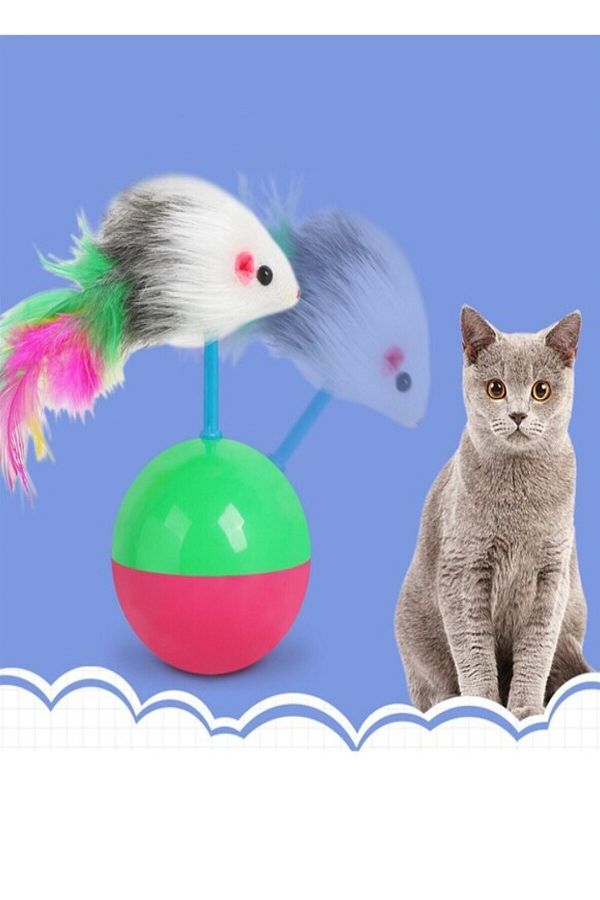 Hyd-Toy Cat Play Ball with Mouse Hacı Yatakmaz Cat Toy 1