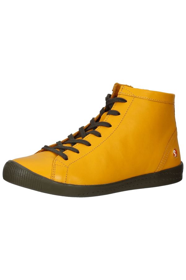 Yellow flat boots discount