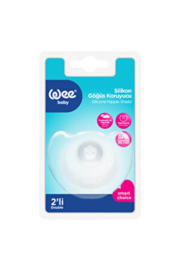 Wee Baby Silikon Göğüs Koruyucu 2'li Paket