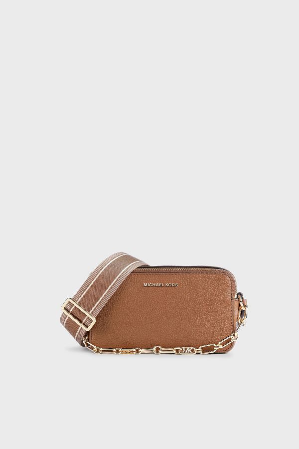 Mk double shop zipper wallet