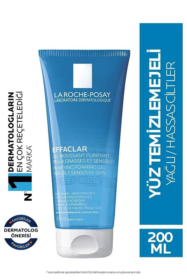 La Roche Posay-Effaclar Purifying and Balancing Gel for Oily and Sensitive Skin 200 ml - / Dermo 1