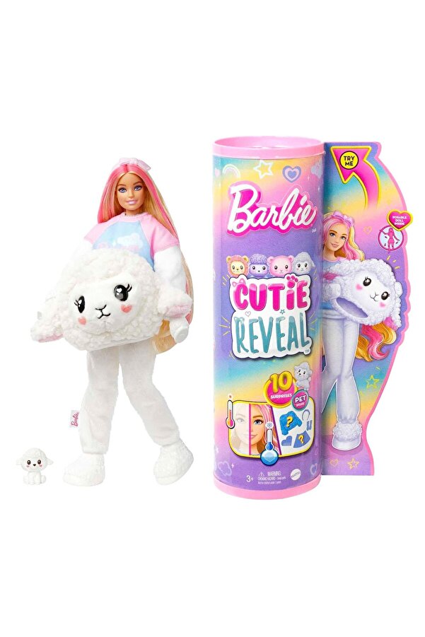 Barbie Cutie Reveal Bebekler Sevimli Kostümler Serisi HKR02-HKR03