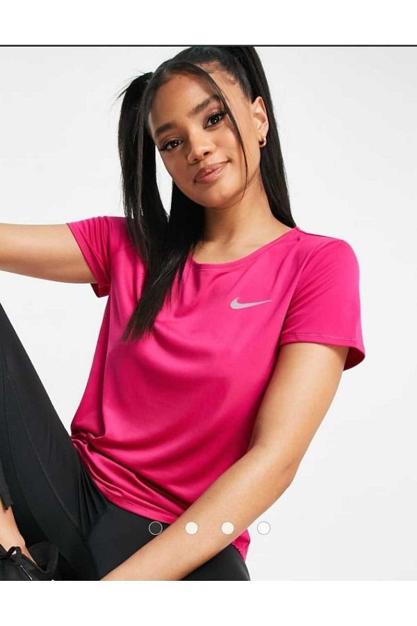 Nike miler short sleeve women's online