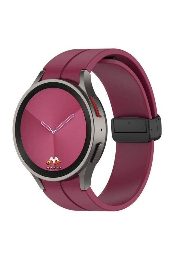 Dolia-سوار رياضي مغناطيسي متوافق مع ساعة Samsung Galaxy Watch 4 من السيليكون المغناطيسي مقاس 40-42-44-46 ملم 1