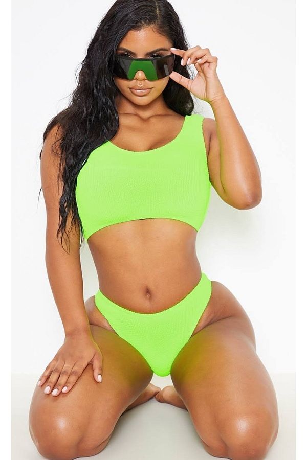 Neon bikini high waisted store
