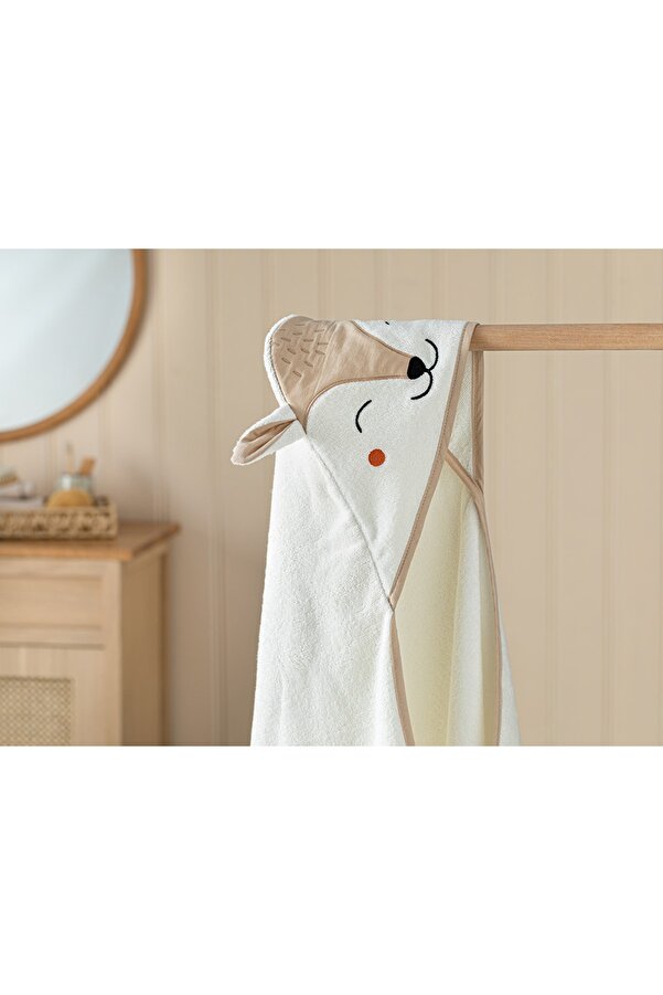 English Home Fox Pamuk Bebe Havlu 75x75 Cm Kahve