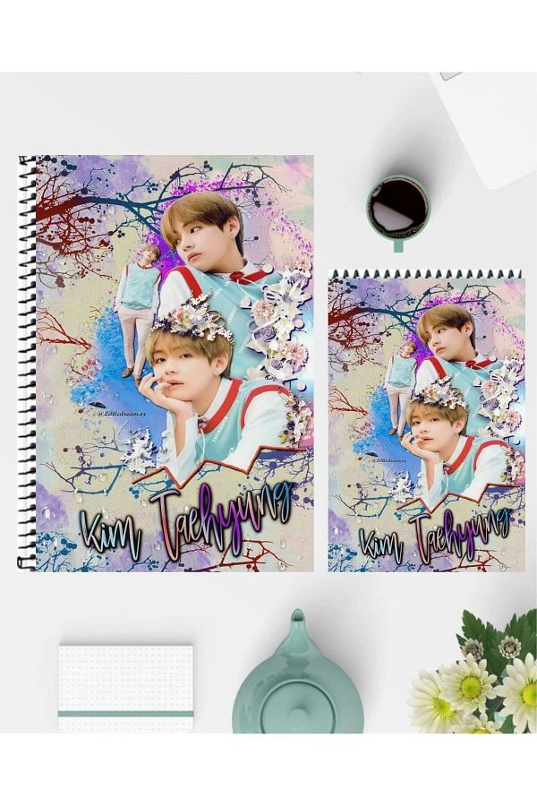 feroxby-Bts A5 Notebook 21 x 15 cm and Notepad 14 x 10 cm Special Design Unlined Notebooks 1