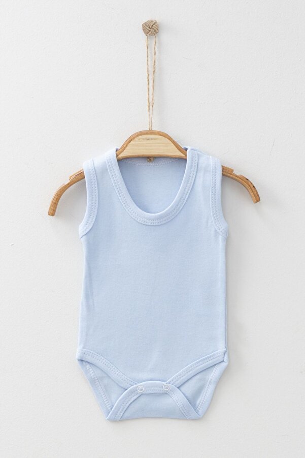 ADABEBEK %100 Pamuk Askılı Çıtçıtbadi Çıtçıtlı Body