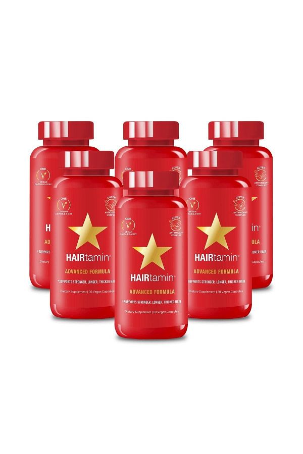 HAIRtamin-Advanced Formula 30 Vegan Capsule - Hair Vitamin - 6 Pieces 1