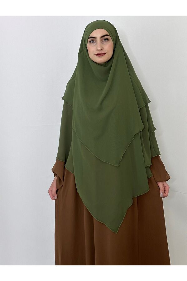 R&S modibone-Mint Green 3 Layer Siphon Suffle Large Scarf - Prepoured Kimar with Pec 1