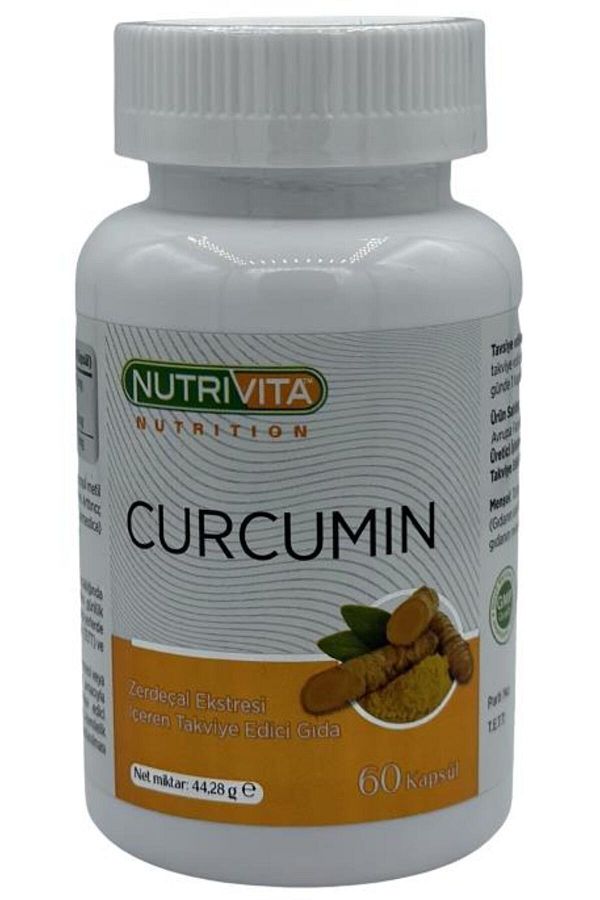 Nutrivita Nutrition-60 Turmeric Extract Curcumin Piperin Capsules 1