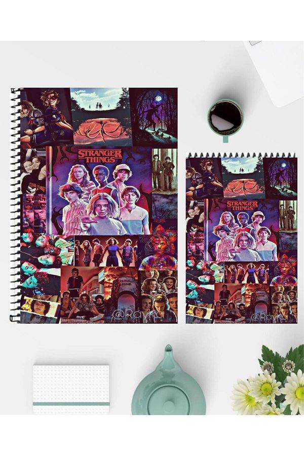feroxby-Stranger Things A5 Notebook and A6 Notepad Special Design Unlined Notebooks 1