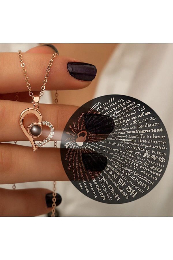 I love you in new arrivals a 100 languages necklace
