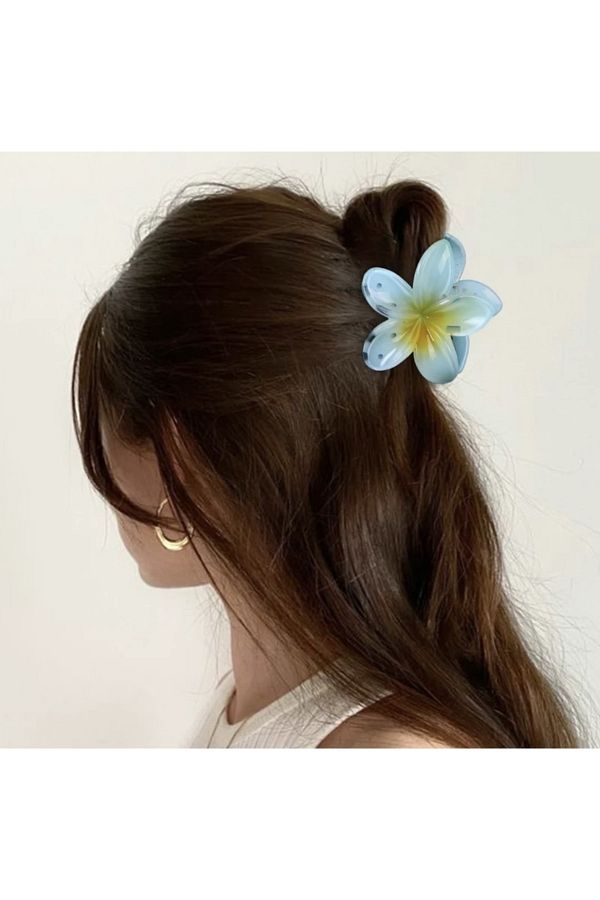 bur in Hibiscus Lotus Flower Peg Hair Clip