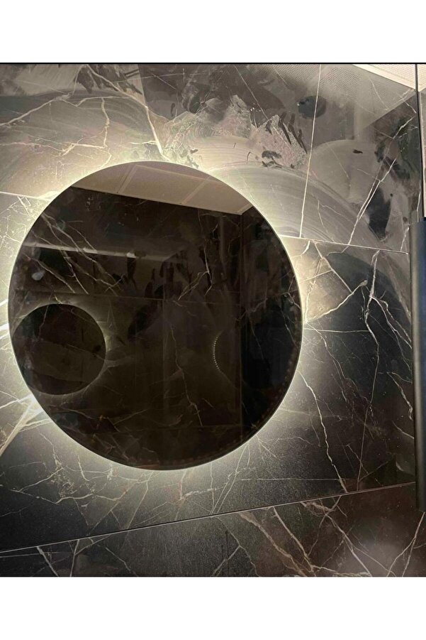 Narkissos Dizayn 60 cm Daylight LED Round Bathroom Mirror / Makeup Mirror / Transformer- Trendyol