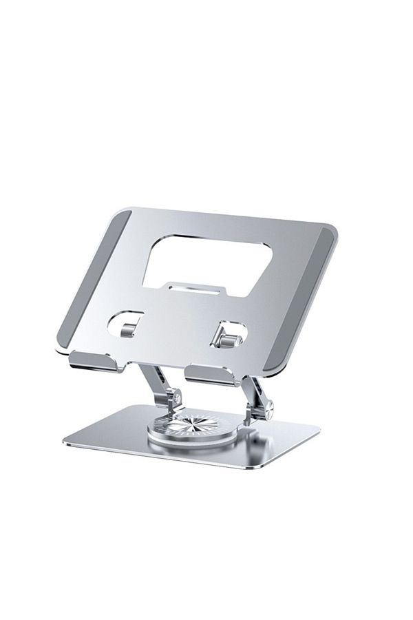 Ally-J18 360 Rotatable Adjustable Tablet Stand Silver 1
