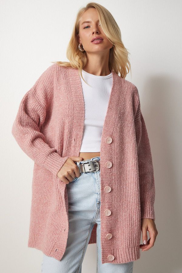 Hot pink long cardigan deals