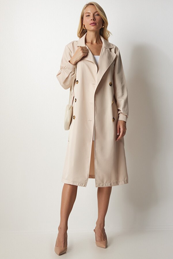 タグ付き THETOE Brooklyn short trench coat It may be winter