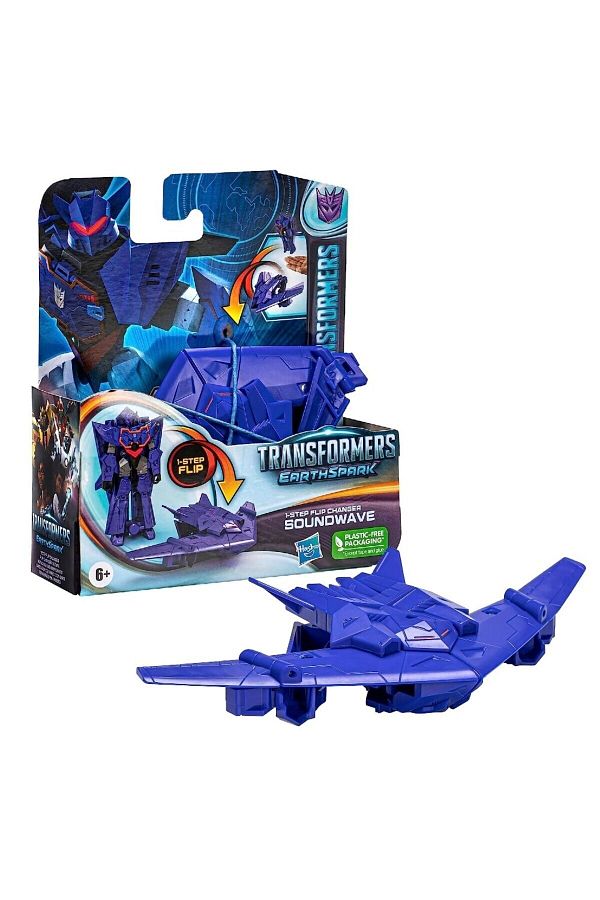 transformers-Earthspark Transforming Figure in One Step Soundwave 1