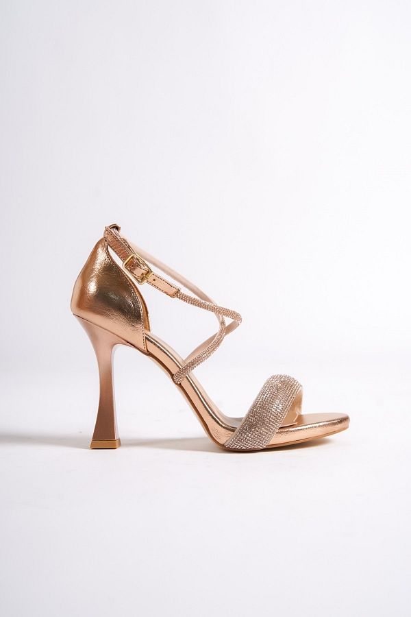 Copper evening shoes shop
