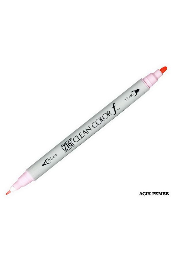 Zig-Clean Color F Tcs-6000t 026 Light Pink Double Sided Pencil 1
