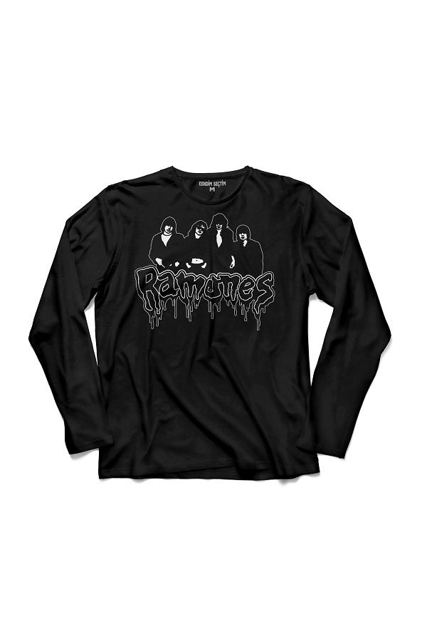 Kendim Sectim Musical Ramones Punk Rock Music Long Sleeve T Shirt Trendyol