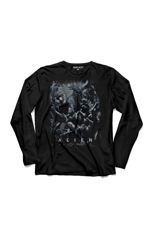 Kendim Seçtim-Creature Alien Covenant Movie Cinema Long Sleeve T-Shirt 1