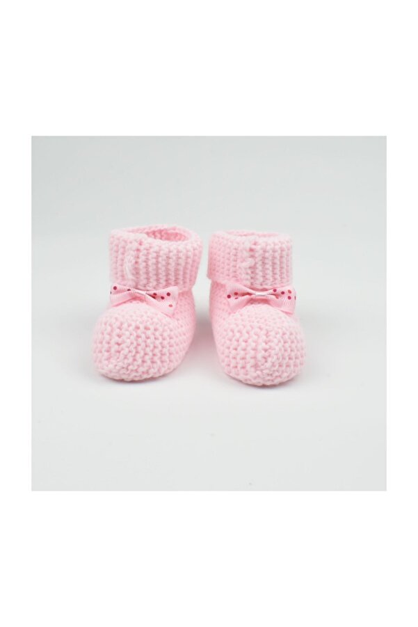 Bibaby Pembe Triko Bebek Patiği