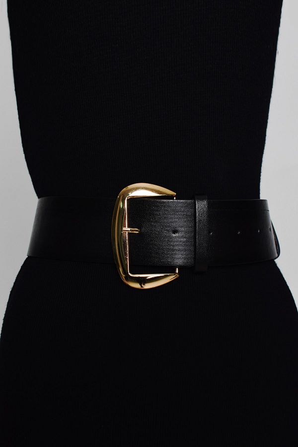 Cool & Sexy-curea de damă cu cataramă din aur negru BE312 1