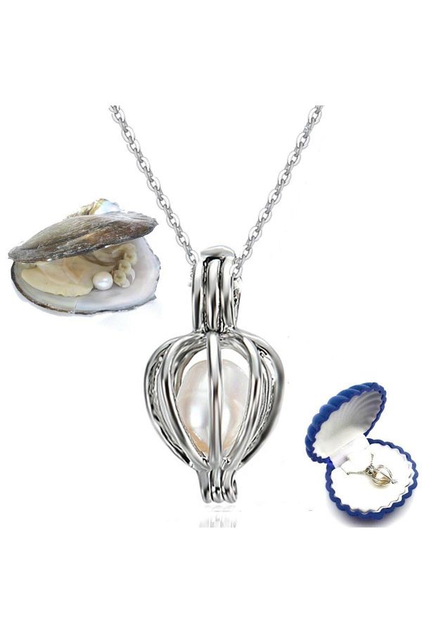 Real oyster pearl necklace new arrivals