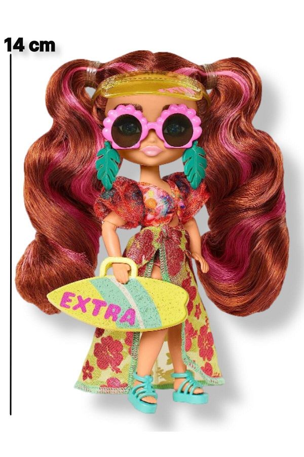 Barbie Extra Fly Minis Travel Doll Summer Themed Doll with