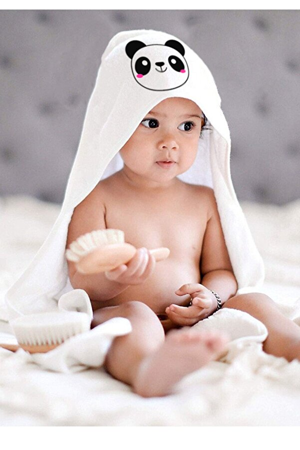 Canestar %100 PAMUK BEBEK HAVLU KUNDAK 75x75cm BEBEK BANYO HAVLUSU