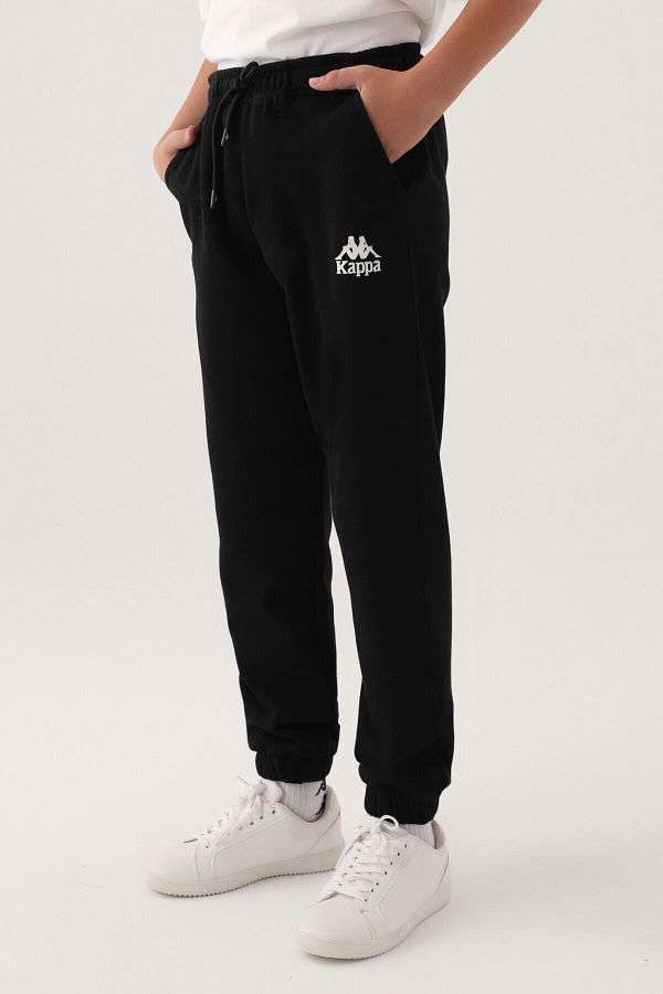 Kappa sweatpants black hot sale