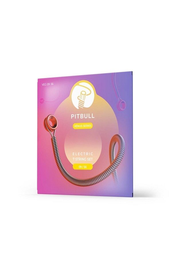 Pitbull Strings-Venus Series Electric Guitar 7 String Set String VEG 09-56 Nickel Alloy 1