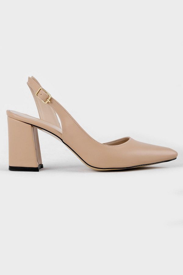 Nude shoes and bags top