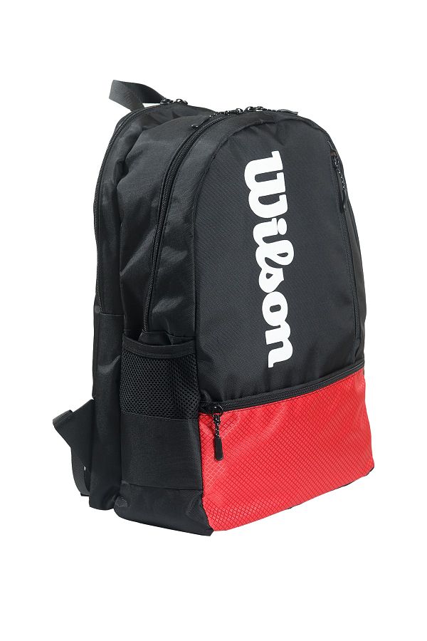 Wilson-Black Red Backpack Unisex 4 Compartment Bag Sports Bag 1