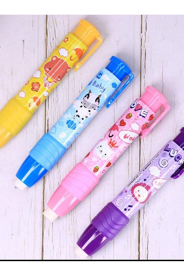 Yağmurella-Animal Pattern Push Rocket Eraser 1 Piece 1