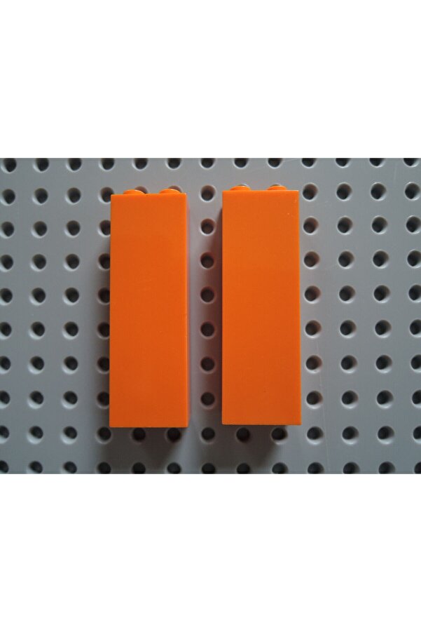 LEGO Aksesuar MOC Custom Creator Brick 1 x 2 x 5 Tuğla Turuncu 4 adet gönderilecek