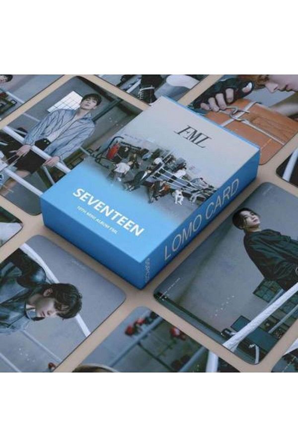 Kpop Dünyasi-Seventeen ''FML'' Double Sided Printed Lomo Card Set 1