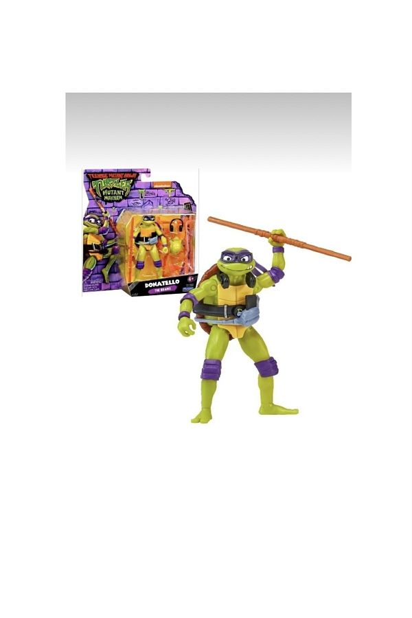 GIOCHI PREZIOSI-Ninja Action Figures - Turtles 11 Cm, Donatello The Brains 1