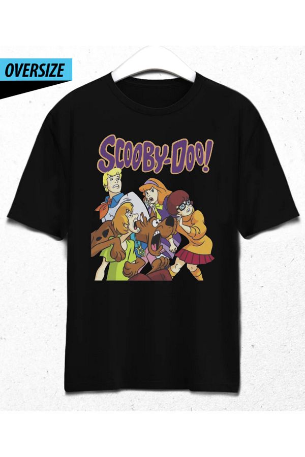 Closer Store Retro Scooby Doo Unisex Oversize T Shirt Cartoon T Shirt Series T Shirt Trendyol