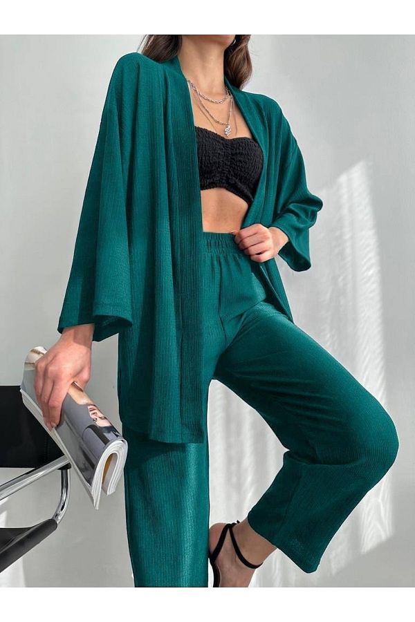Nokta-Double Set Gofre Fabric 1