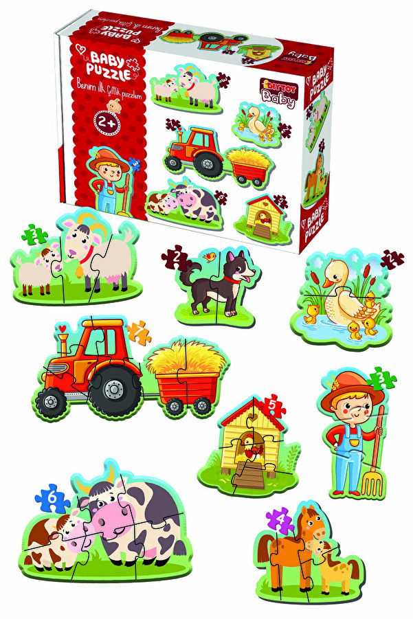 MAGNET İQ Baby Puzzle Ilk Çiftlik Hayvanlar Puzzle